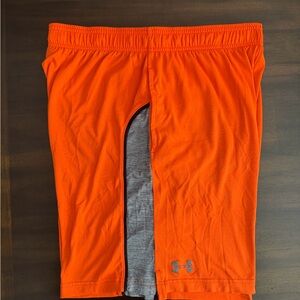 Under Armour Men's Bright Orange Athletic Shorts